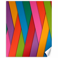 Colorful Lines Pattern Canvas 16  X 20  