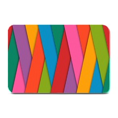 Colorful Lines Pattern Plate Mats