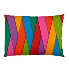 Colorful Lines Pattern Pillow Case