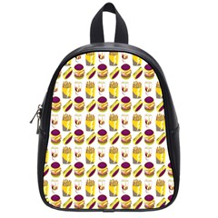 Hamburger And Fries School Bags (Small) 