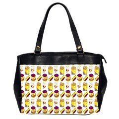 Hamburger And Fries Office Handbags (2 Sides) 