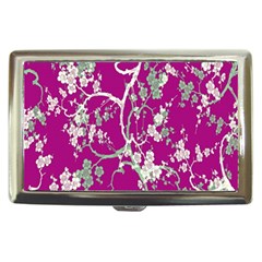 Floral Pattern Background Cigarette Money Cases