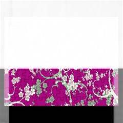 Floral Pattern Background Rectangular Jigsaw Puzzl by Simbadda