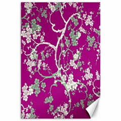 Floral Pattern Background Canvas 12  X 18  