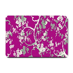 Floral Pattern Background Small Doormat 