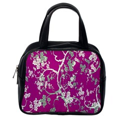 Floral Pattern Background Classic Handbags (one Side) by Simbadda