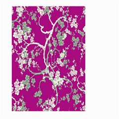 Floral Pattern Background Large Garden Flag (two Sides)