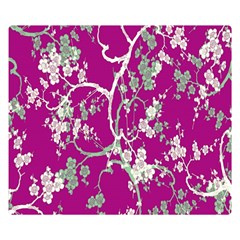 Floral Pattern Background Double Sided Flano Blanket (small) 