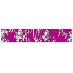 Floral Pattern Background Flano Scarf (large)