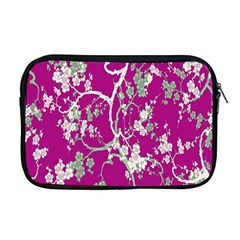 Floral Pattern Background Apple Macbook Pro 17  Zipper Case