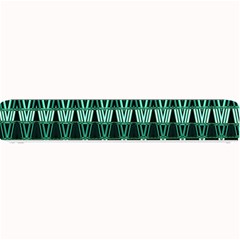 Green Triangle Patterns Small Bar Mats