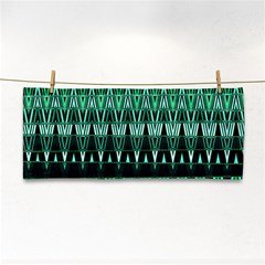 Green Triangle Patterns Cosmetic Storage Cases