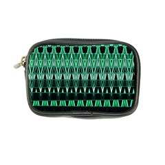 Green Triangle Patterns Coin Purse