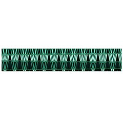 Green Triangle Patterns Flano Scarf (large)