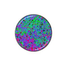 Green Purple Pink Background Hat Clip Ball Marker