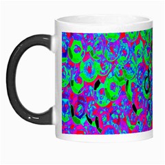 Green Purple Pink Background Morph Mugs