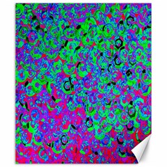 Green Purple Pink Background Canvas 20  x 24  