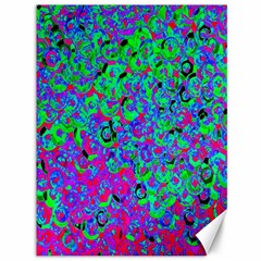 Green Purple Pink Background Canvas 36  x 48  