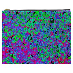 Green Purple Pink Background Cosmetic Bag (XXXL) 