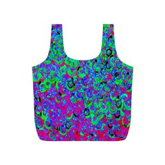 Green Purple Pink Background Full Print Recycle Bags (s) 