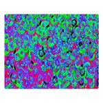 Green Purple Pink Background Double Sided Flano Blanket (Large)  Blanket Back