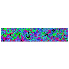 Green Purple Pink Background Flano Scarf (small) by Simbadda