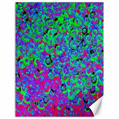 Green Purple Pink Background Canvas 12  X 16  