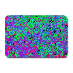 Green Purple Pink Background Plate Mats