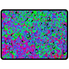 Green Purple Pink Background Fleece Blanket (large) 