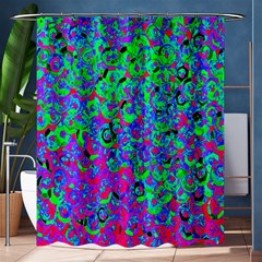 Green Purple Pink Background Shower Curtain 60  X 72  (medium) 