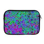 Green Purple Pink Background Apple MacBook Pro 17  Zipper Case Front