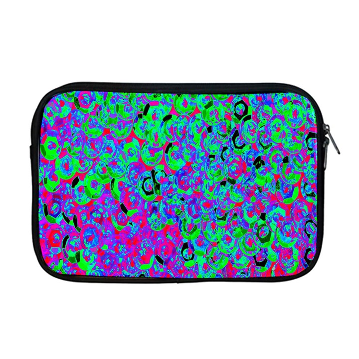 Green Purple Pink Background Apple MacBook Pro 17  Zipper Case