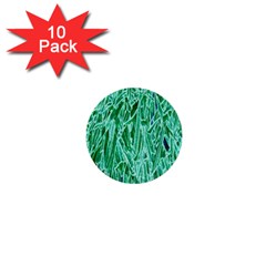 Green Background Pattern 1  Mini Buttons (10 Pack) 