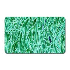 Green Background Pattern Magnet (rectangular)