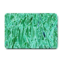 Green Background Pattern Small Doormat 