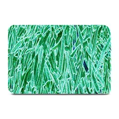 Green Background Pattern Plate Mats