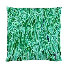 Green Background Pattern Standard Cushion Case (one Side) by Simbadda