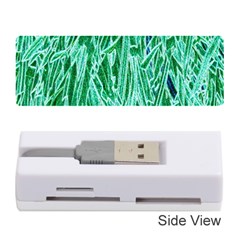 Green Background Pattern Memory Card Reader (stick) 