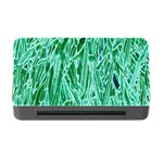 Green Background Pattern Memory Card Reader with CF Front