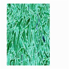 Green Background Pattern Small Garden Flag (two Sides)