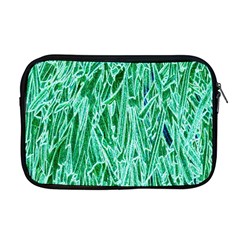 Green Background Pattern Apple Macbook Pro 17  Zipper Case