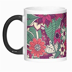 Seamless Floral Pattern Background Morph Mugs