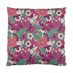 Seamless Floral Pattern Background Standard Cushion Case (One Side)