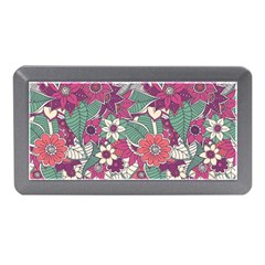 Seamless Floral Pattern Background Memory Card Reader (Mini)