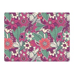 Seamless Floral Pattern Background Double Sided Flano Blanket (Mini) 