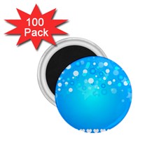 Blue Dot Star 1 75  Magnets (100 Pack) 