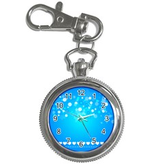 Blue Dot Star Key Chain Watches