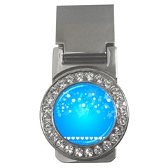 Blue Dot Star Money Clips (cz) 