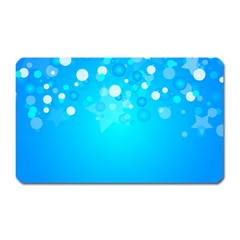 Blue Dot Star Magnet (rectangular)