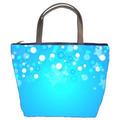 Blue Dot Star Bucket Bags